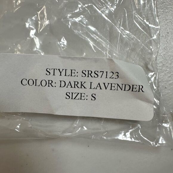 NWT Enza Costa Purple Ribbed Silk Blend Halter Keyhole Bodysuit Size S - MSRP $1 - Picture 4 of 10